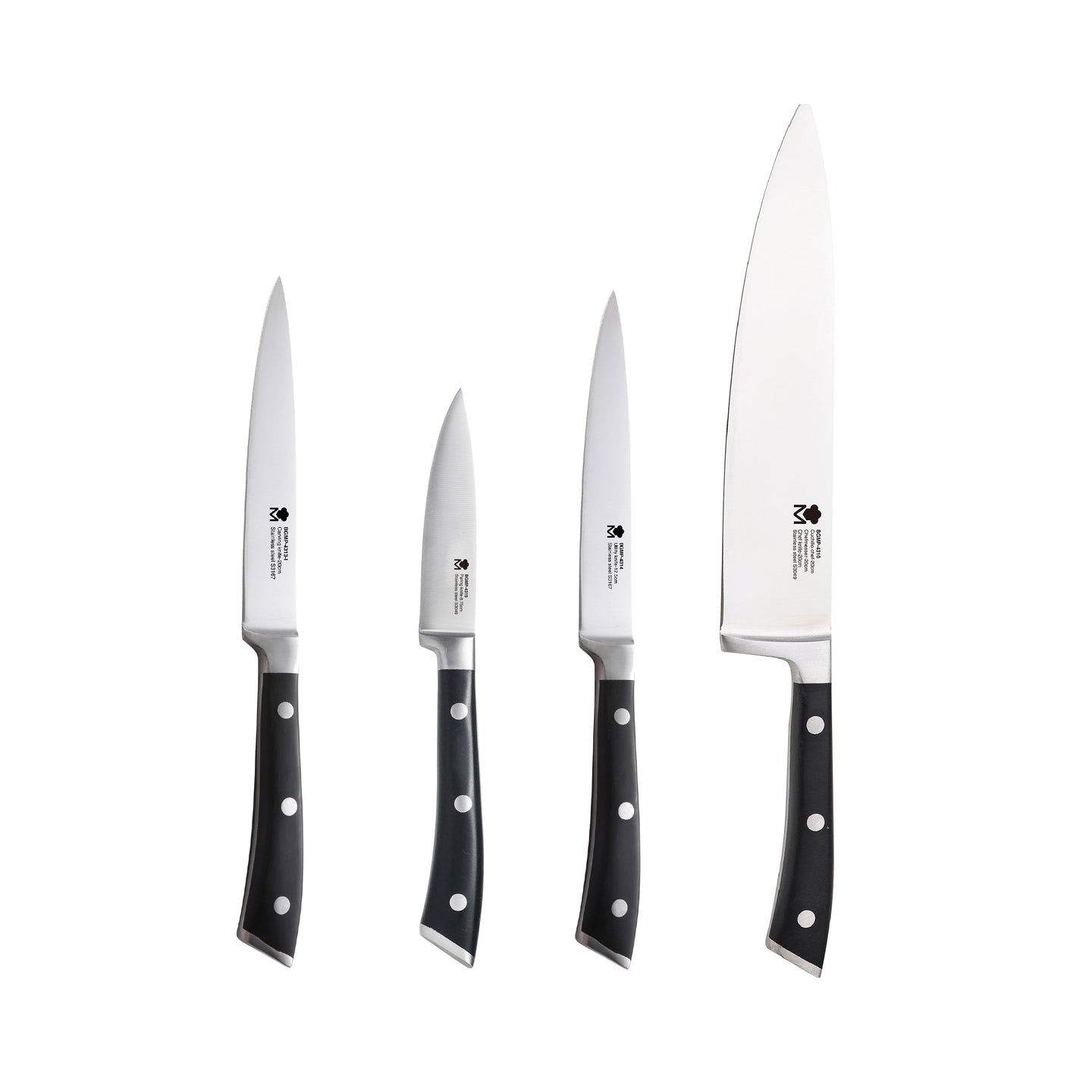 Juego de 4 cuchillos MasterPRO - Foodies Collection